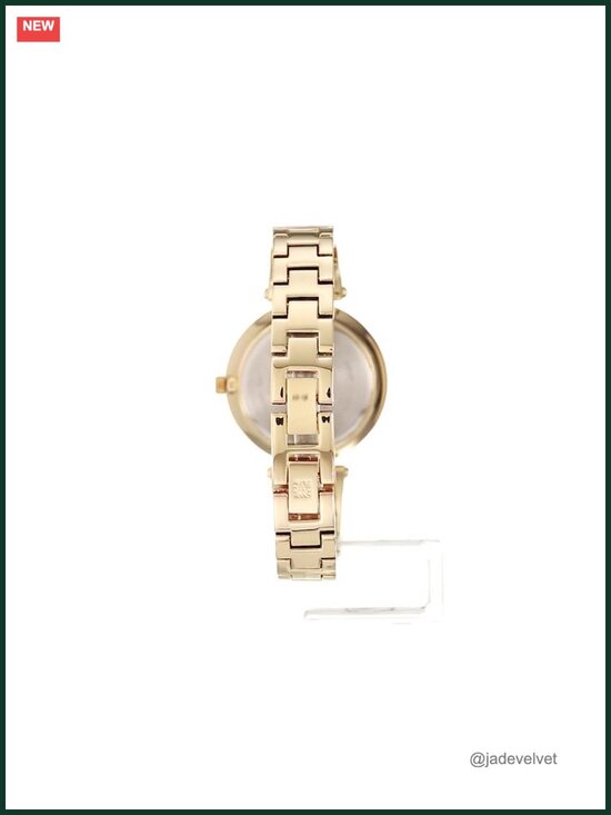 Genuine Diamond Pink Mother of Pearl Dial Bangle Watch